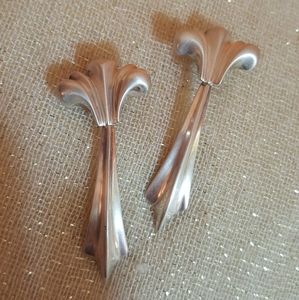 Sterling Silver convertible 2-in-1 earrings